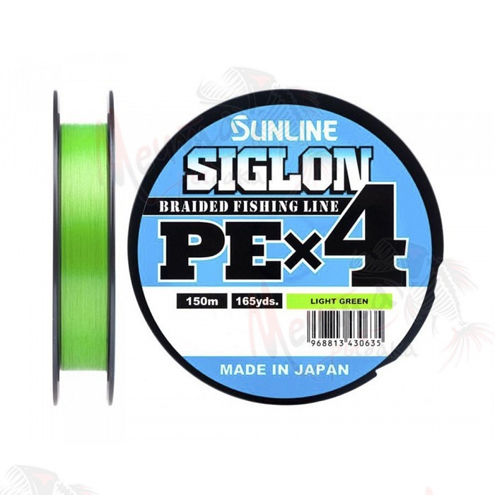 ШНУР ПЛЕТЕНЫЙ SUNLINE SIGLON PEx4 150 m DARK GREEN #1.2